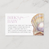 Pearl Oyster Seashell Beach Books for Baby Begleitkarte (Vorderseite)