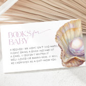 Pearl Oyster Seashell Beach Books for Baby Begleitkarte
