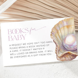 Pearl Oyster Seashell Beach Books for Baby Begleitkarte