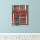 Pearl Paint shop Manhattan Leinwanddruck (Insitu (Holzboden))