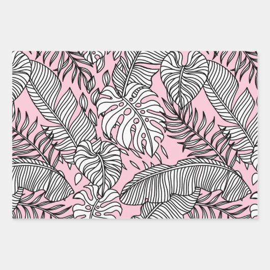 Pearl Palms Gift Wrap Geschenkpapier Set (Vorderseite 3)