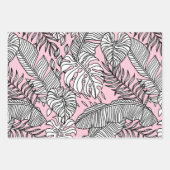 Pearl Palms Gift Wrap Geschenkpapier Set (Vorderseite)