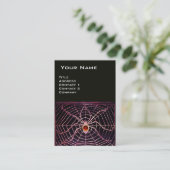Pearl Paper von SPIDER AND WEB Red Ruby Visitenkarte (Stehend Vorderseite)