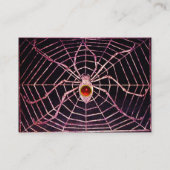 Pearl Paper von SPIDER AND WEB Red Ruby Visitenkarte (Rückseite)