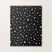 Pearl Pattern on Black Background Puzzle (Vertikal)