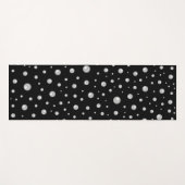 Pearl Pattern on Black Background Yogamatte (Vorderseite (Horizontal))