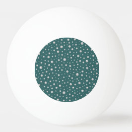 Pearl Pattern on Transformative Teal Background Tischtennisball