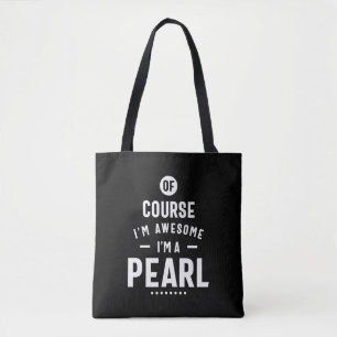 Pearl Personalisiert Name Geburtstag Tasche