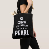 Pearl Personalisiert Name Geburtstag Tasche (Von Nahem)