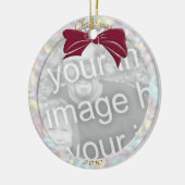 Pearl Personalize Foto Ornament (Links)