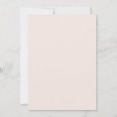 Pearl Pink Bow Coquette Osterpar Tee Einladung (Rückseite)
