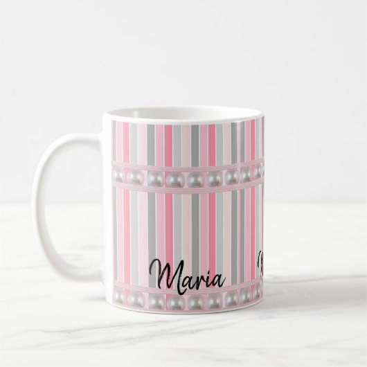 Pearl Pink Pastel Tasse (Links)