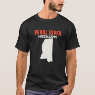 Pearl River Mississippi USA Staat America Travel M T-Shirt
