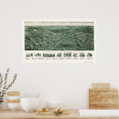 Pearl River, NY Panoramic Map - 1924 Poster (Küche)