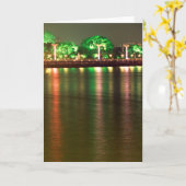 Pearl River Reflexions-Gruß-Karte Karte (Gelbe Blume)