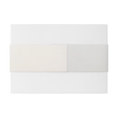 Pearl Romance Wedding Einladungsbanderole (Rückseitenbeispiel)