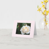 Pearl Rose Karte (Gelbe Blume)