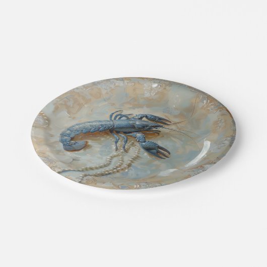 Pearl - Rundpapier-Teller Pappteller (Schrägansicht)