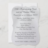 Pearl Shimmer Einladungen zum 65. Hochzeitstag (Rückseite)