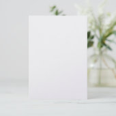 Pearl Shimmer Paper Flat Wedding Danke Karte (Stehend Vorderseite)