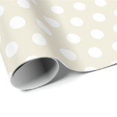Pearl Small Polka Dots Geschenkpapier (Rolleneckpunkt)