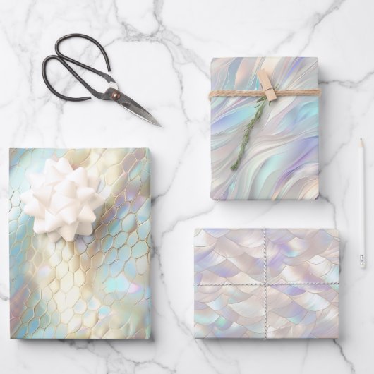 Pearl Snake Geschenkpapier Set (Vorderseite)