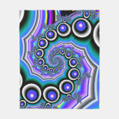 Pearl Spiral Fleece Blanket (Vorderseite)
