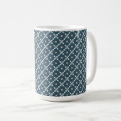 Pearl Squares Muster Kaffeetasse (VorderseiteRechts)