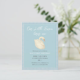Pearl Swan Birthday Collection Postkarte