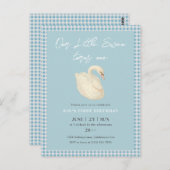 Pearl Swan Birthday Collection Postkarte (Vorne/Hinten)