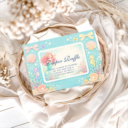 Pearl Tide Mermaid Diapper Raffle Begleitkarte