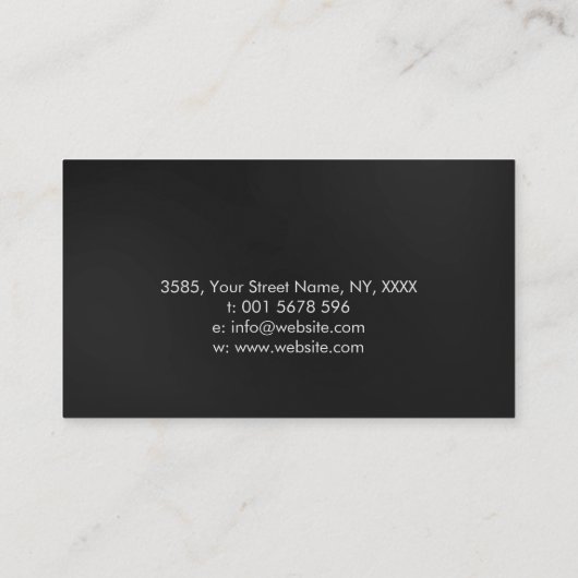 Pearl Tree of Life - Evolution DNA Visitenkarte (Rückseite)