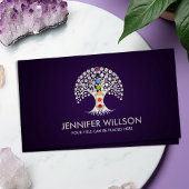 Pearl Tree of life with Chakras Visitenkarte