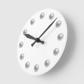Pearl Wall Clock Runde Wanduhr (Winkel)