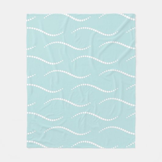 Pearl Waves Fleecedecke (Vorderseite)