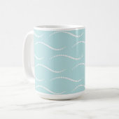 Pearl Waves Kaffeetasse (Vorderseite Links)