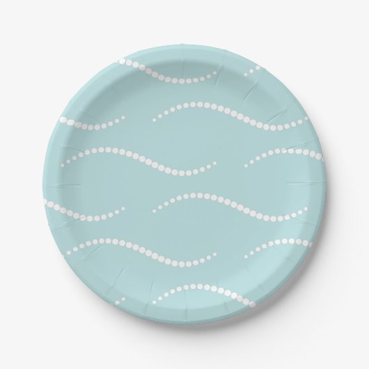Pearl Waves Pappteller (Vorderseite)