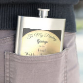 Pearl Wedding Anniversary Classic Flasche. Flachmann (Beispiel)