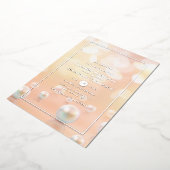 Pearl Wedding Anniversary Foil Einladung (Gedreht)