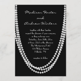Pearl Wedding Einladung der 1920er Jahre