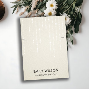 PEARL WEISSER LICHTSTRAND ERFORDERLICH BAND DISPLA VISITENKARTE