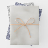 Pearl White Luxe Lila Glam Geschenkpapier Set (Beispiel)