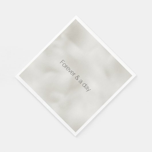 Pearl White Luxe Serviette (Ecke)