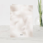 Pearl White Mint Green Christmas Tree Karte (Rückseite)