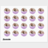 Pearl-Zwillingssticker Runder Aufkleber (Blatt)