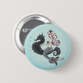 Pearla Mermaid Button von Fluff (Vorne & Hinten)