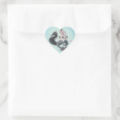 Pearla Mermaid Heart Stickers (Tasche)