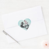 Pearla Mermaid Heart Stickers (Umschlag)