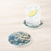 Pearlescent Flora Getränkeuntersetzer (Seite)