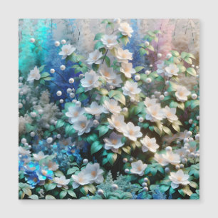 Pearlescent Flora Magnetkarte